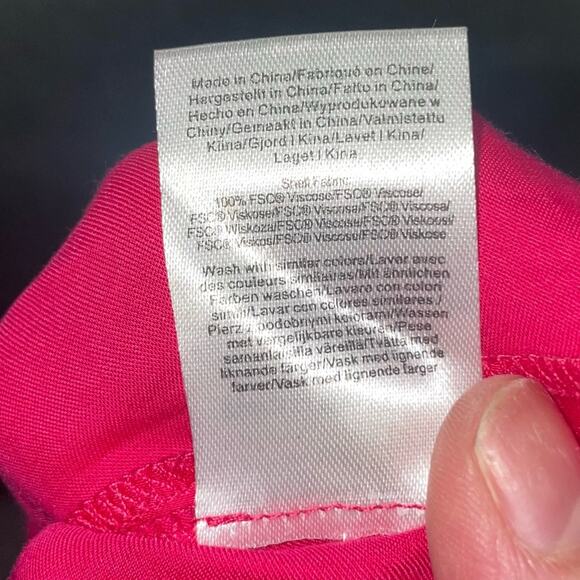 Brigitte Herskind Orly Dress in Fusia Pink Size XL NWT - Picture 7 of 11